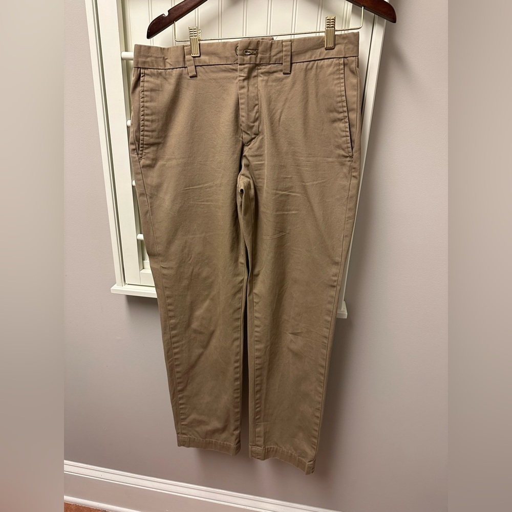 Banana Republic Mens Emerson Straight Fit Chino Pants